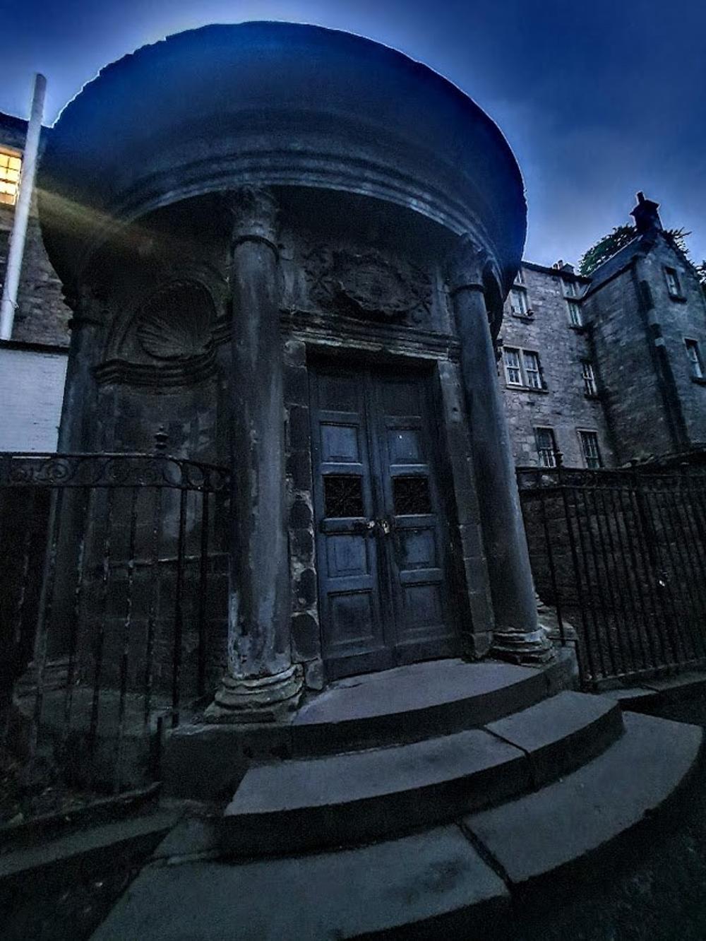 Mausoleum by night