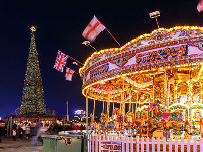 winter wonderland entry with attraction and london hotel stay for two