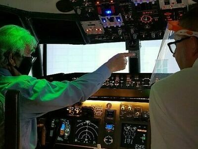 Inside Flight simulator
