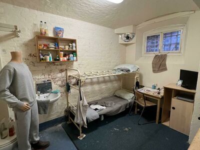 example of a prison cell seen on a guided former prison tour experience