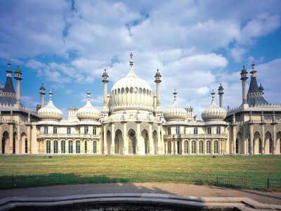 exterior shot of the royal pavilion in brighton